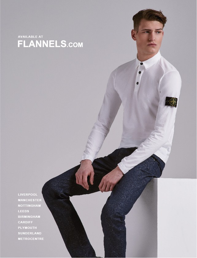 Flannels Advert tear sheet stone island